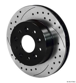 Wilwood Promatrix Front Replacement Rotor Kit - SRP Drilled & Slotted Rotor