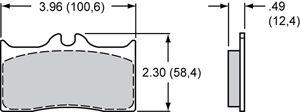 Brake Pad Plate #7212