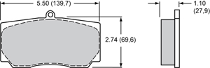 Brake Pad Plate #9828