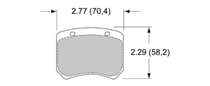 View Brake Pads with Plate #52XX