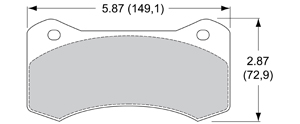 Pad Plate 6617 - 150-12251K<br />Compound: BP-40