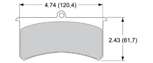 View Brake Pads with Plate #73XX