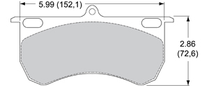 View Brake Pads with Plate #91XX