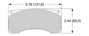 View Brake Pads with Plate #92XX