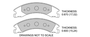 View Brake Pads with Plate #D1329