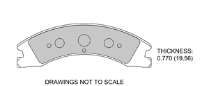 View Brake Pads with Plate #D1330