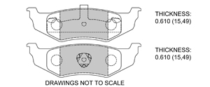 View Brake Pads with Plate #D658