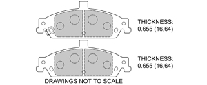 View Brake Pads with Plate #D727