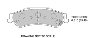 View Brake Pads with Plate #D729