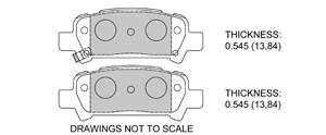View Brake Pads with Plate #D770