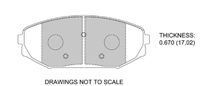 View Brake Pads with Plate #D793