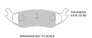 View Brake Pads with Plate #D967