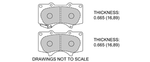 View Brake Pads with Plate #D976