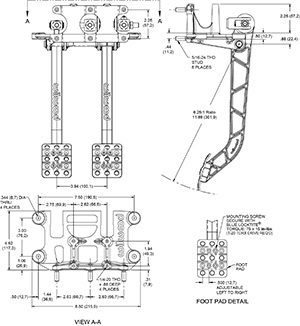 Brake & Clutch Pedal Drawing