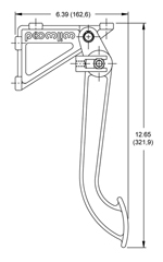 Brake Pedal Drawing