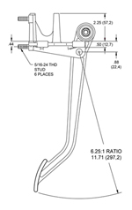Brake & Clutch Pedal Drawing