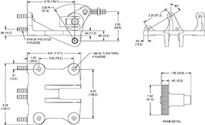 60 Degree Pedal Drawing