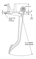 Brake & Clutch Pedal Drawing