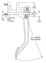 Brake Pedal Drawing