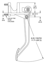 Brake Pedal Drawing