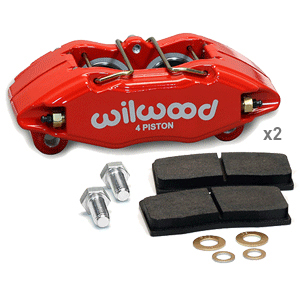 Forged DynaPro Honda/Acura Brake Caliper Kit with Red or Black Calipers #140-13029
