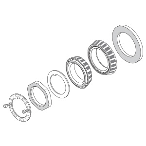 Bearing & Locknut Kit Drawing