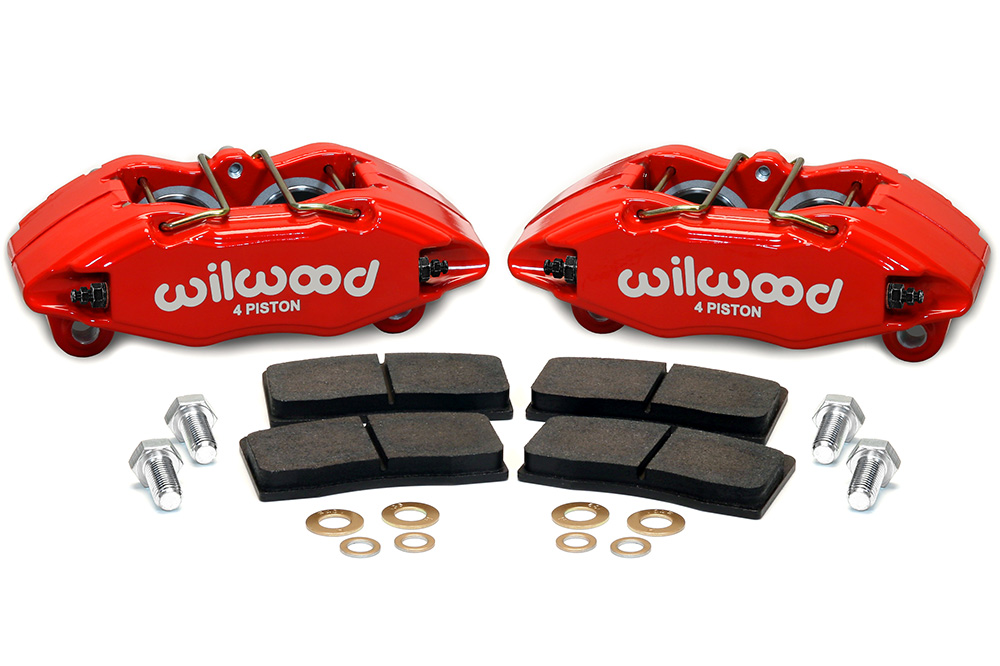 Wilwood Forged DPHA Front Caliper Kit - Red Powder Coat Caliper