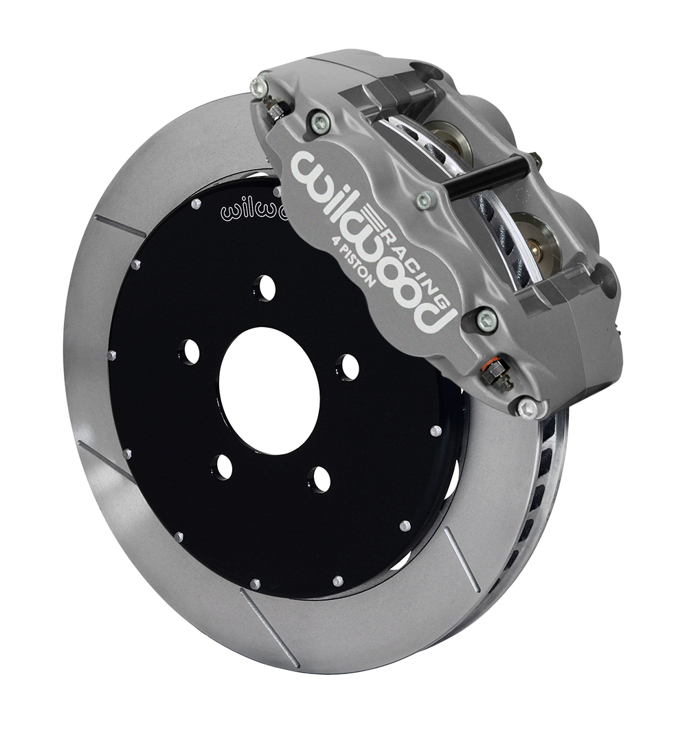 Wilwood Forged Superlite 4R Big Brake Front Brake Kit (Race) - Type III Anodize Caliper - GT Slotted Rotor