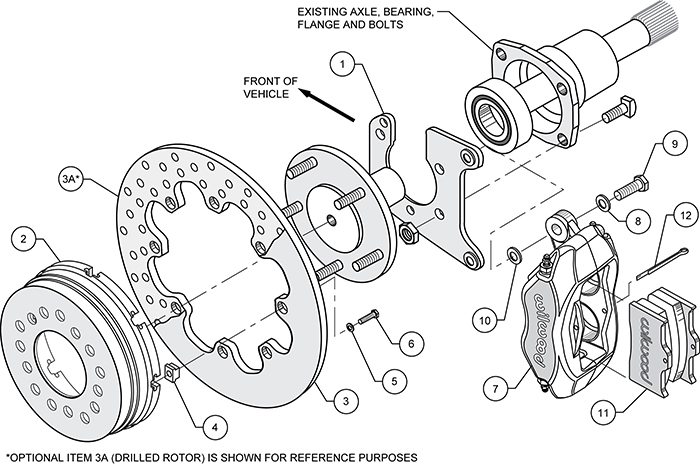 Wilwood Disc Brakes - Rear Brake Kit Part No: 140-7668