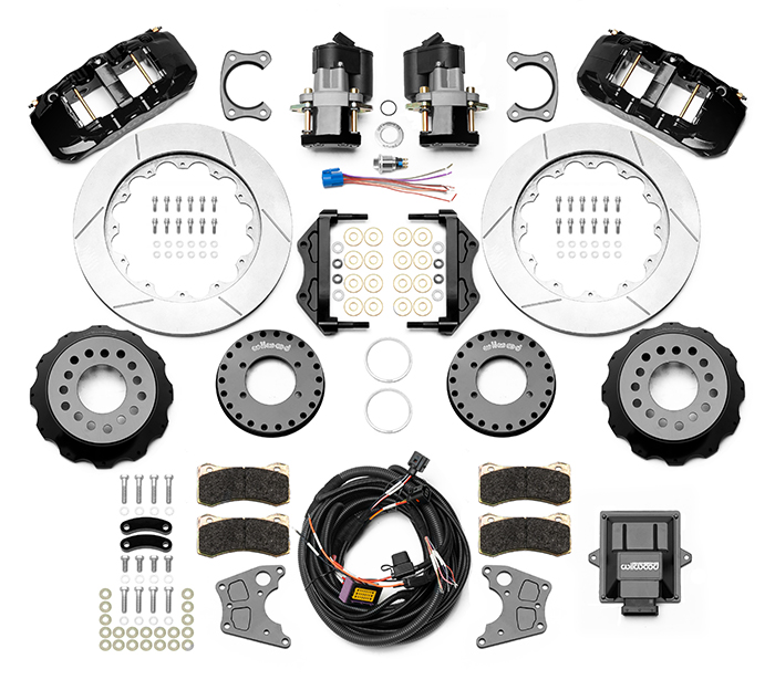 AERO4 Big Brake Rear Electronic Parking Brake Kit Parts