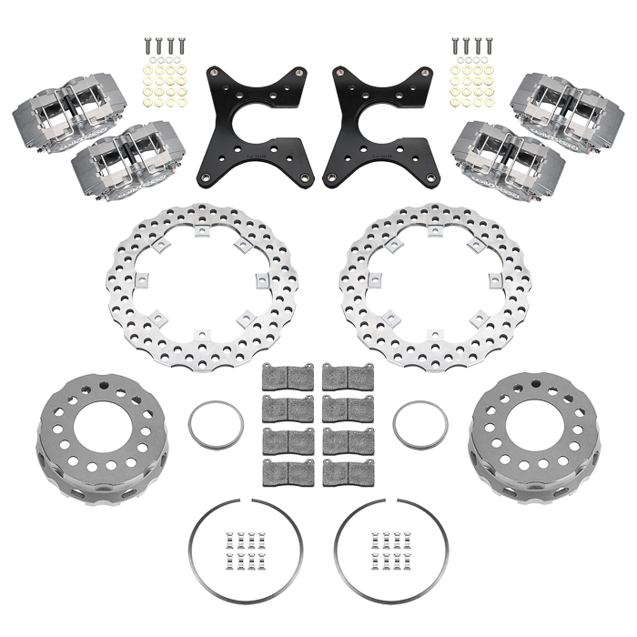 XRD Dual SA Scalloped Lug Drive Dynamic Rear Drag Brake Kit Parts