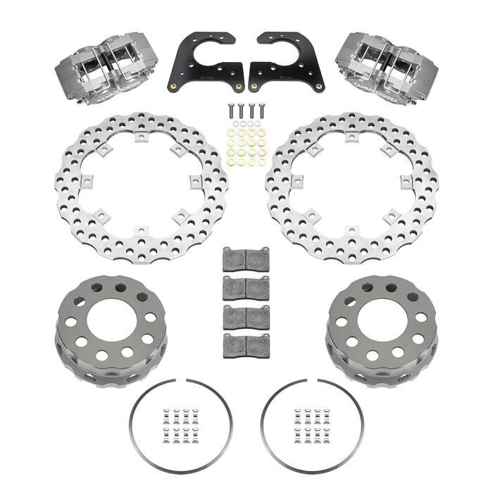 XRD SA Scalloped Lug Drive Dynamic Rear Drag Brake Kit Parts