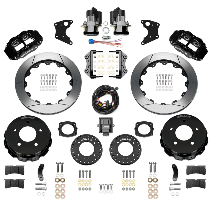 Forged Narrow Superlite 4R Big Brake Rear Electronic Parking Brake Kit Parts