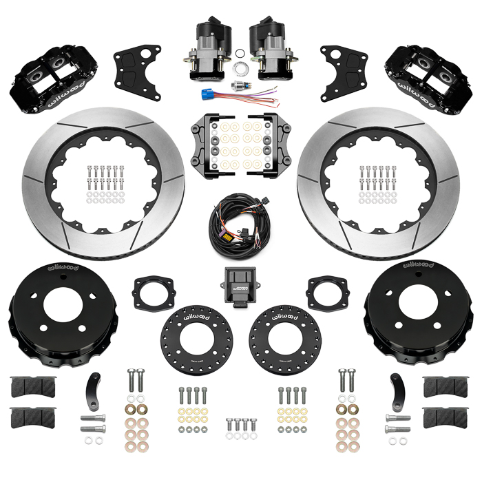 Forged Narrow Superlite 4R Big Brake Rear Electronic Parking Brake Kit Parts