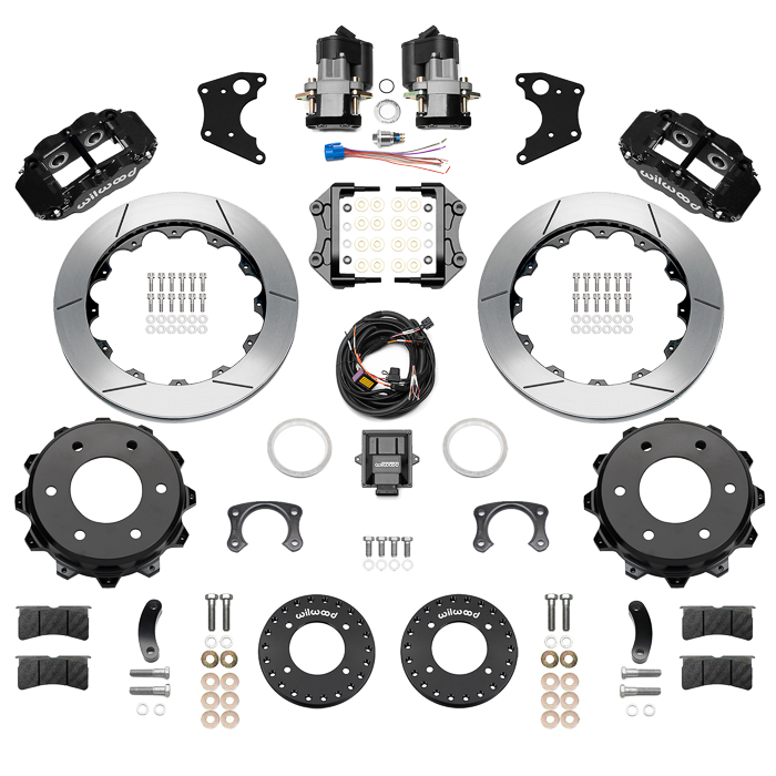 Forged Narrow Superlite 4R Big Brake Rear Electronic Parking Brake Kit Parts