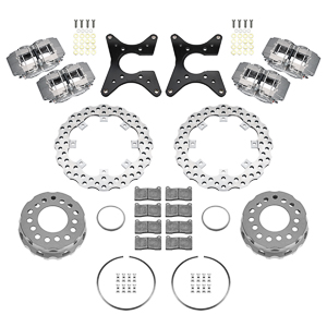 XRD Dual SA Scalloped Lug Drive Dynamic Rear Drag Brake Kit Parts