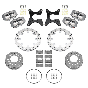 XRD Dual SA Scalloped Lug Drive Dynamic Rear Drag Brake Kit Parts
