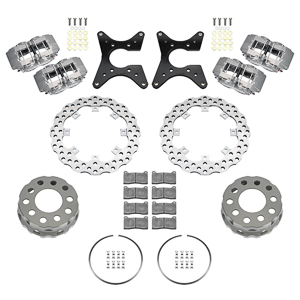 XRD Dual SA Scalloped Lug Drive Dynamic Rear Drag Brake Kit Parts