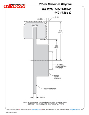Wheel Clearance Diagram