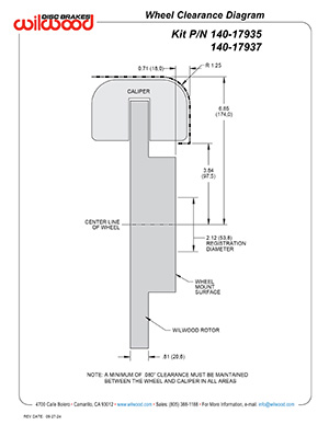 Wheel Clearance Diagram