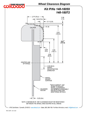 Wheel Clearance Diagram