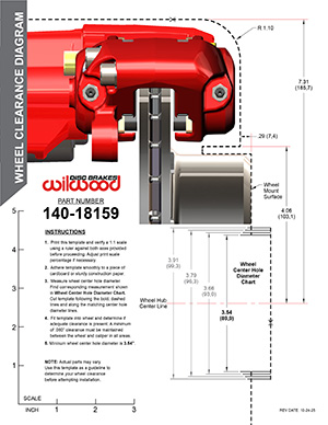 Wheel Clearance Diagram