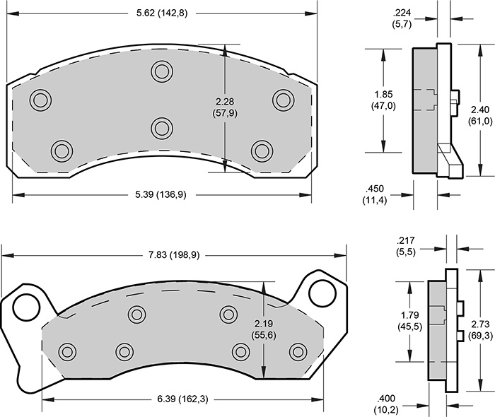 Brake Pad Plate #D200