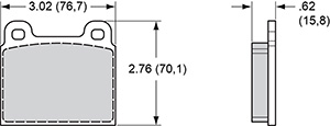 Brake Pad Plate #D45