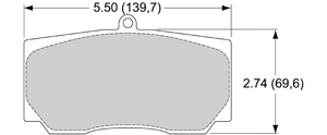 View Brake Pads with Plate #98XX