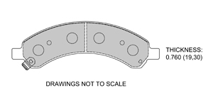 View Brake Pads with Plate #D989