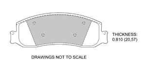 View Brake Pads with Plate #D1631