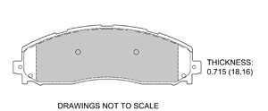 View Brake Pads with Plate #D1691