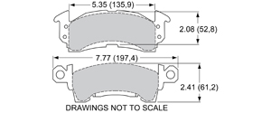View Brake Pads with Plate #D52