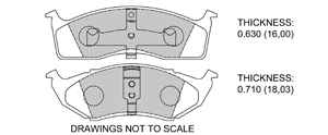 View Brake Pads with Plate #D591